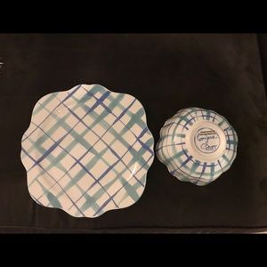 Anthropologie Plate and Bowl ♥️SOLD♥️
